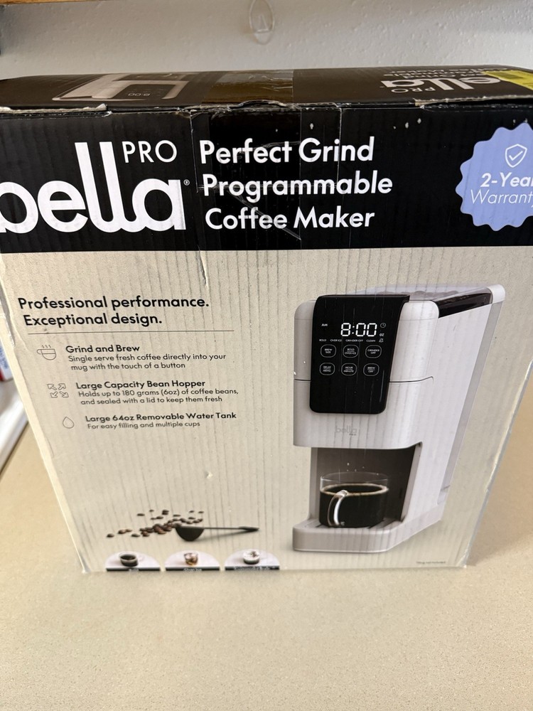 bella PRO - Perfect Grind Programmable Single-Serve Coffee Maker
