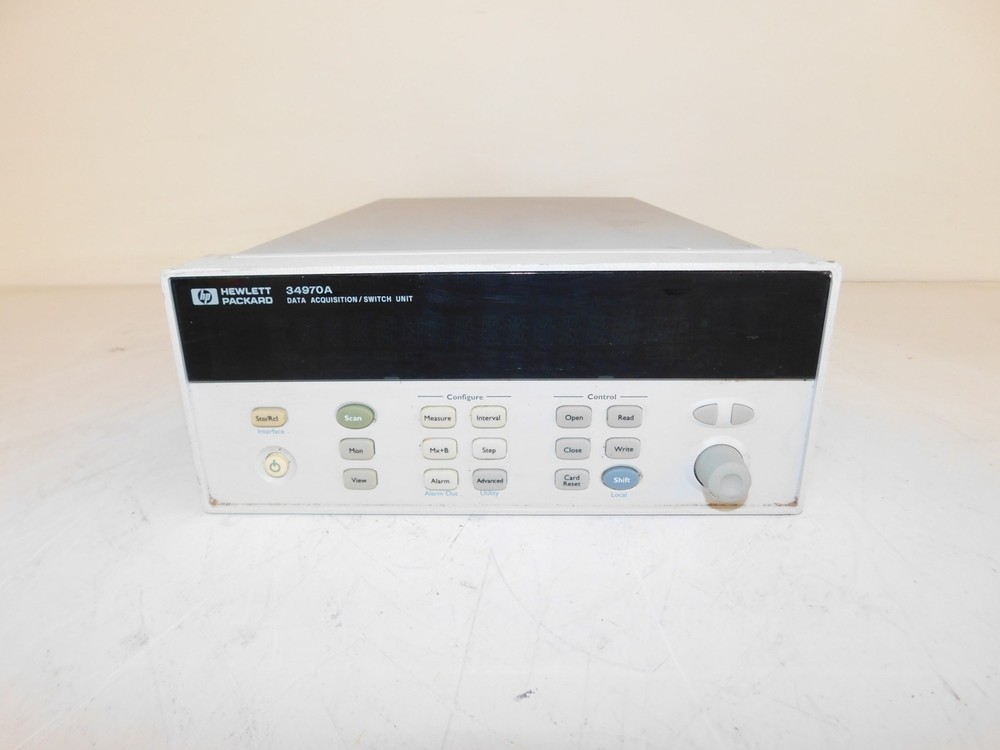 HEWLETT PACKARD HP 34970A DATA ACQUISITION/SWITCH UNIT (LWP59)