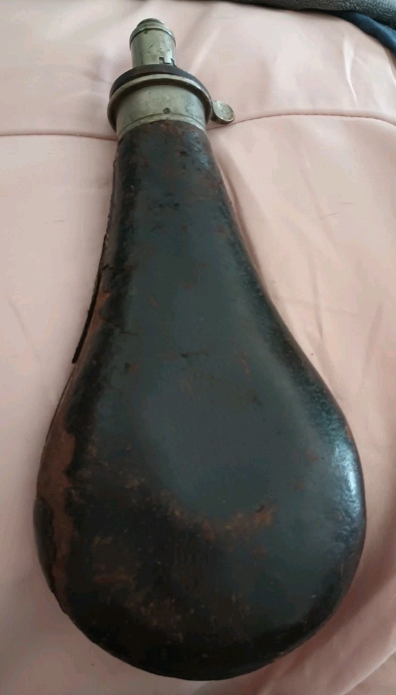 Gun Powder Flask Antique
