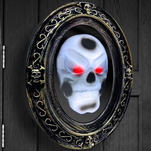 [ Motion Activated & Light Sensor Design ] Halloween Animatronic Talking Mirror