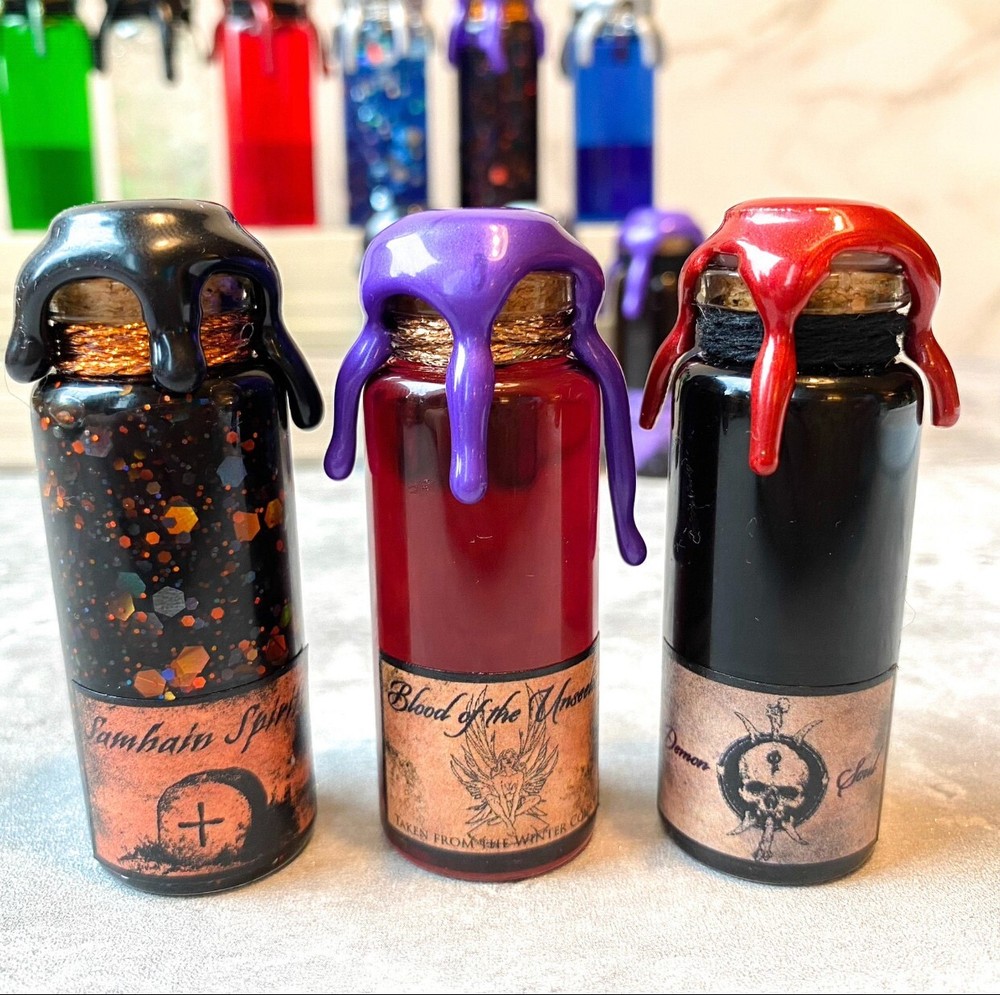 MINI Dark Magic Decorative Potion Bottle Bookshelf Fantasy Decor