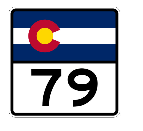 Colorado State Highway 79 Sticker Decal