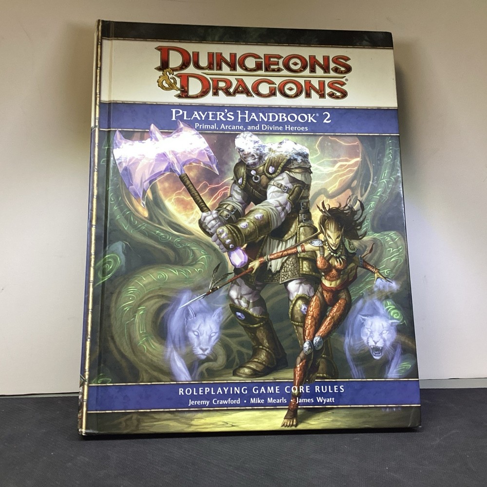 Dungeons & Dragons Player's Handbook 2 4th Edition Sourcebook MS121436