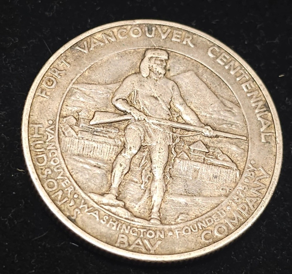 1925 Fort Vancouver Centennial Commemorative Half Dollar/ Extra Fine