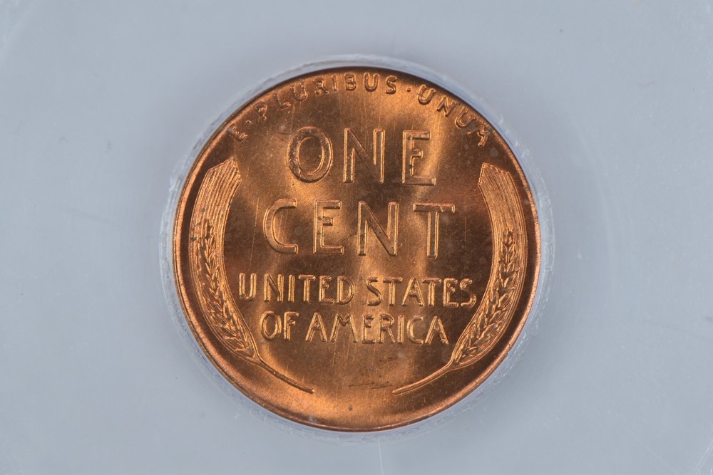 1950-D Lincoln Wheat Cent MS66 RD ICG