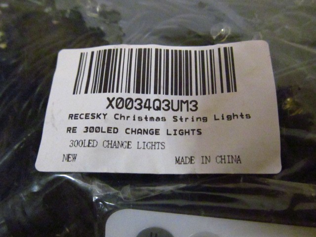 Recesky 300 LED String Lights, Color Changing with Remote Timing Function