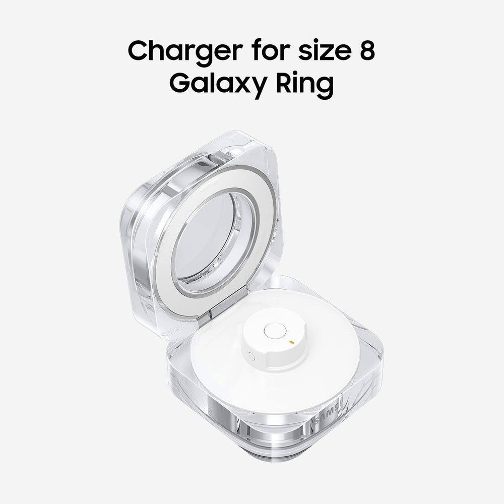 Samsung - Galaxy Ring Charging Case Size 8 - White