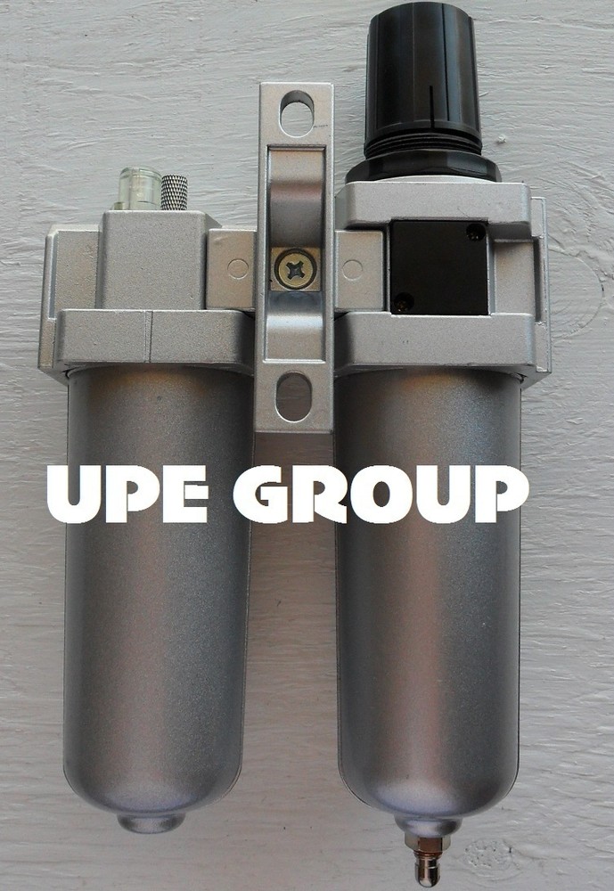 3/4" HEAVY DUTY COMBO PARTICULATE FILTER REGULATOR LUBRICATOR COMPRESSED AIR