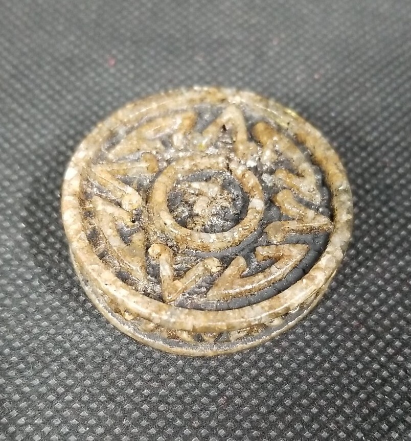Mayan Aztec Chess Backgammon Spanish Ornamental Replacement Part Chip Stone **
