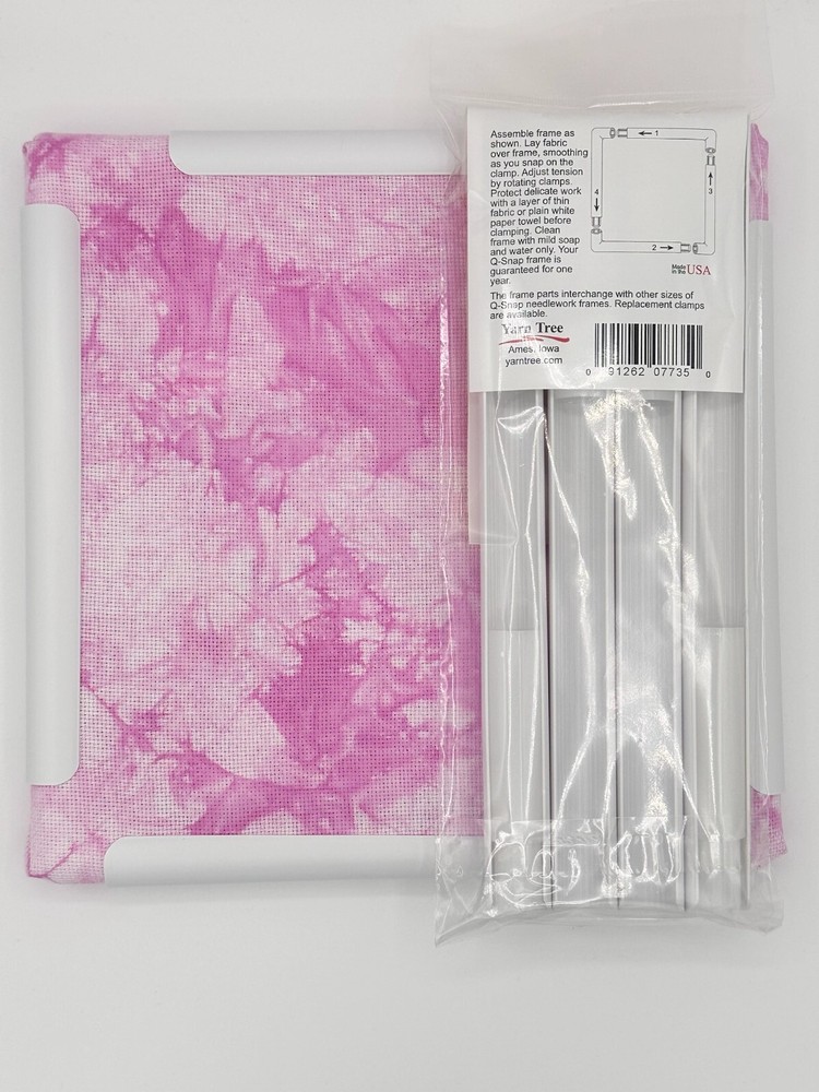 Q-Snap Needlework Frame Set with Hand-Dyed Fabric by VolcanoStitching