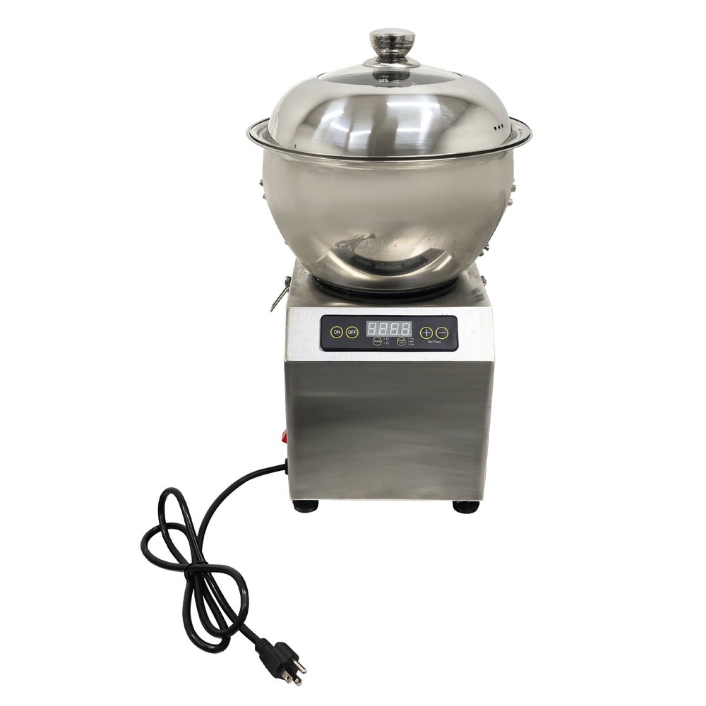 8KG Detachable Basin Type Dough Mixer Machine w/ Heating Function Timing Control