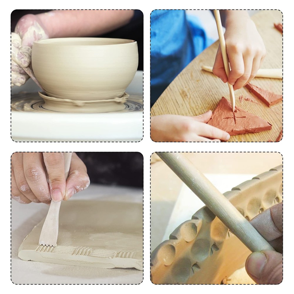 RUBFAC Polymer Clay Tools, Tools Kit, 24pcs Sculpting Set...