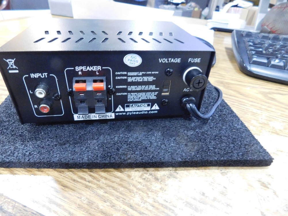 Pyle Model: PCA2 Desktop Audio Amplifier with Remote Control