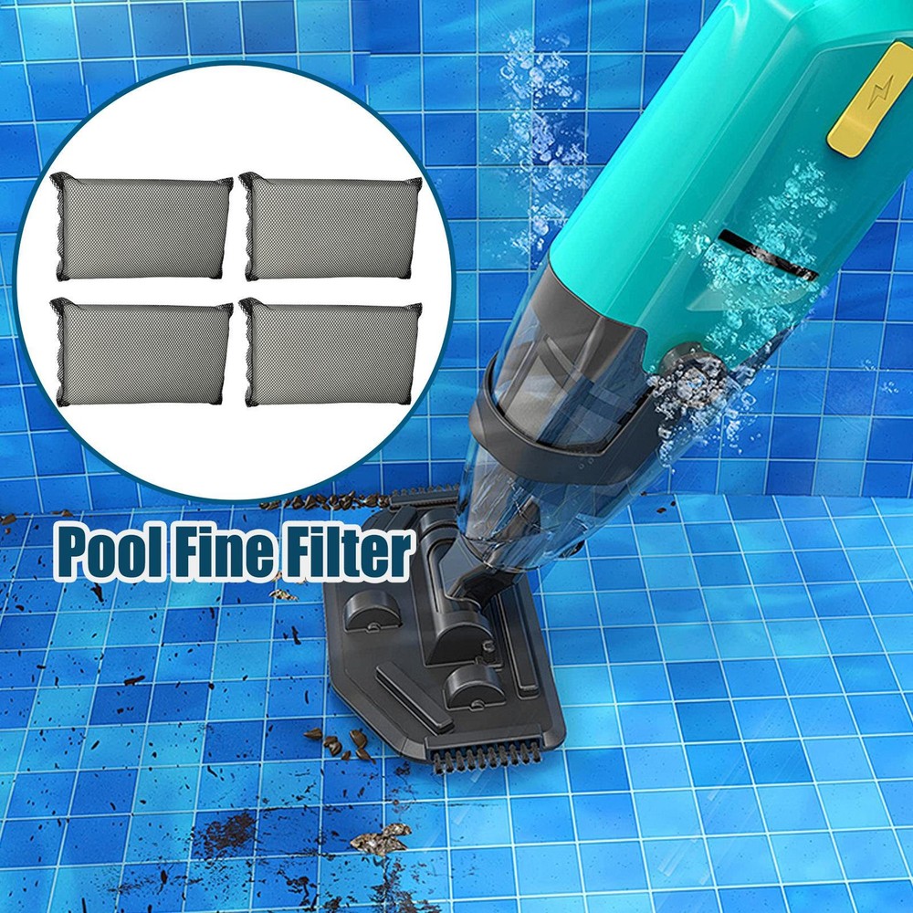 Pool Robot Vacuum Filter Pad 4-Pieces Robotic Pool Cleaner Fine Filter