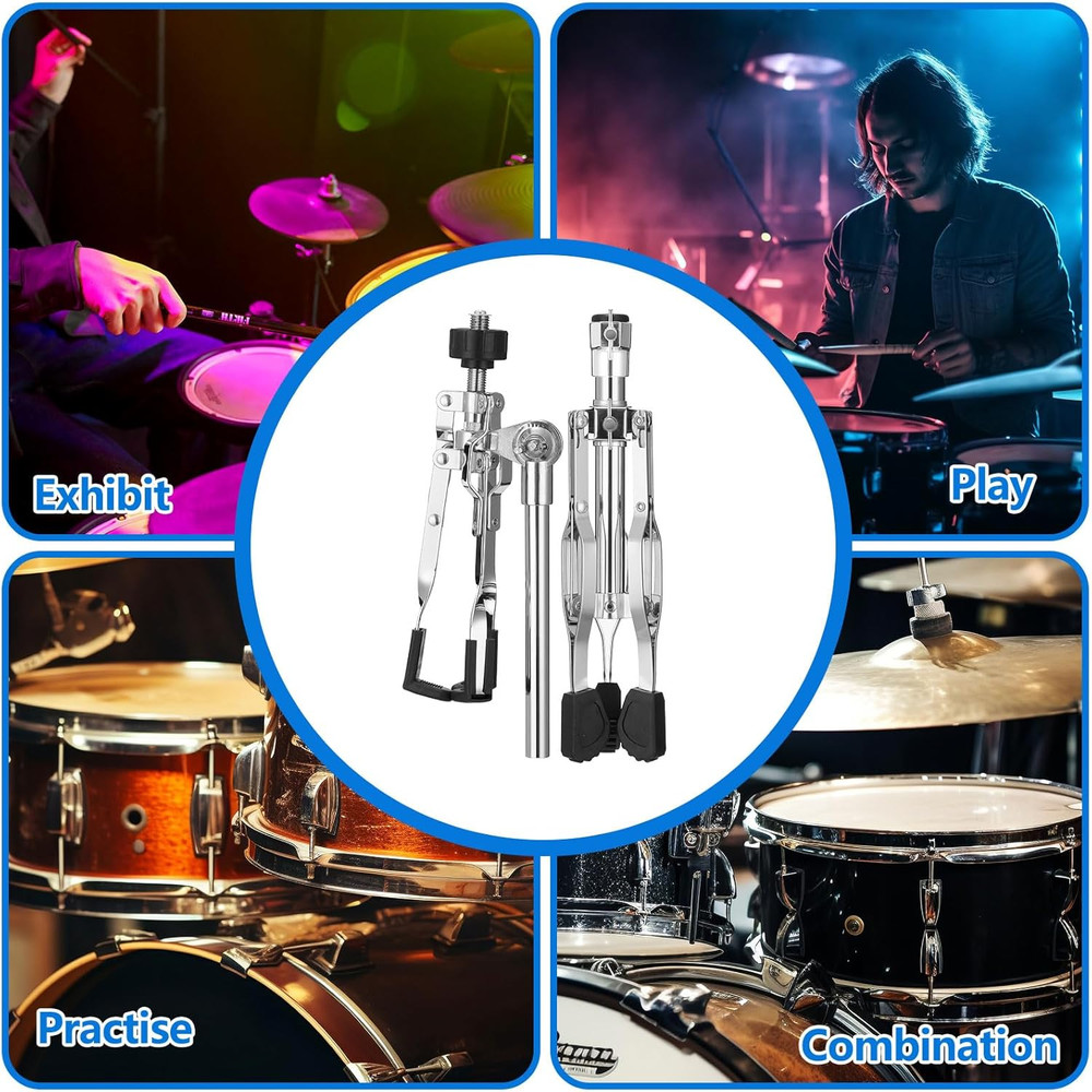 Double Braced Snare Drum Stand Adjustable 10-14 Inch