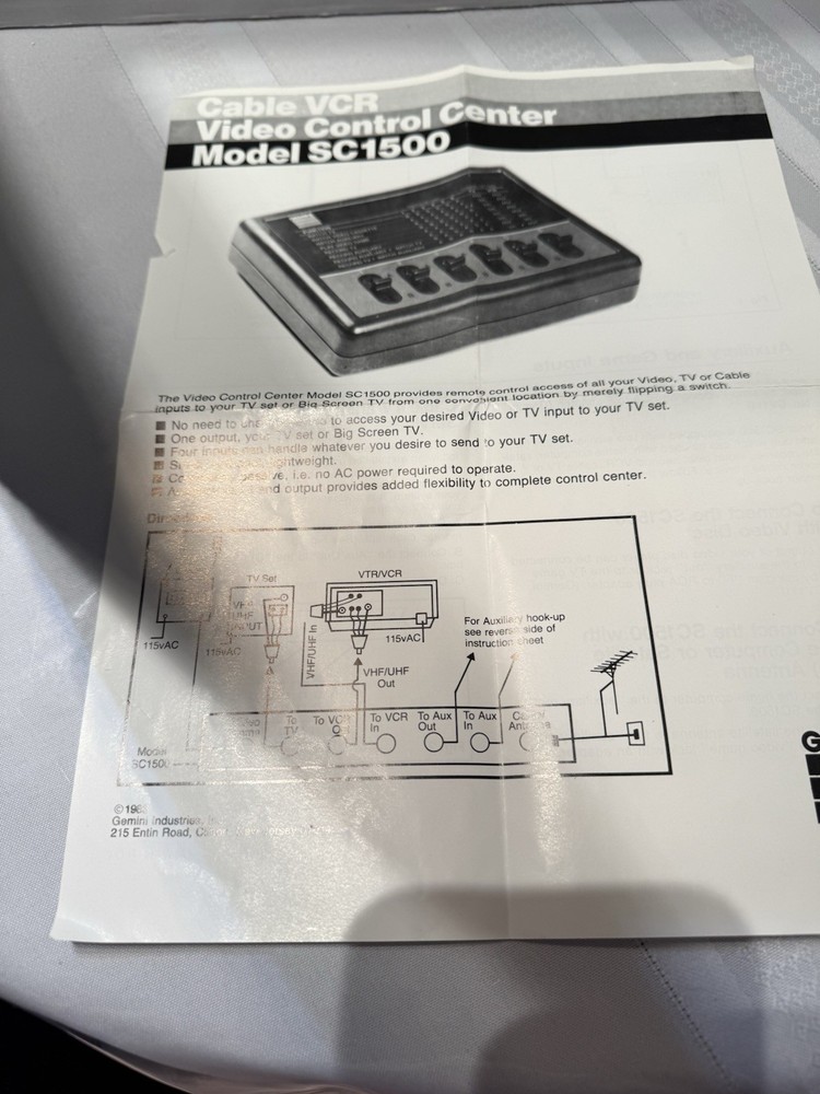 Vintage Video Control Center