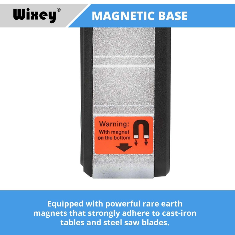 Wixey Digital Angle Gauge Type 2 with Magnetic Base and Backlight