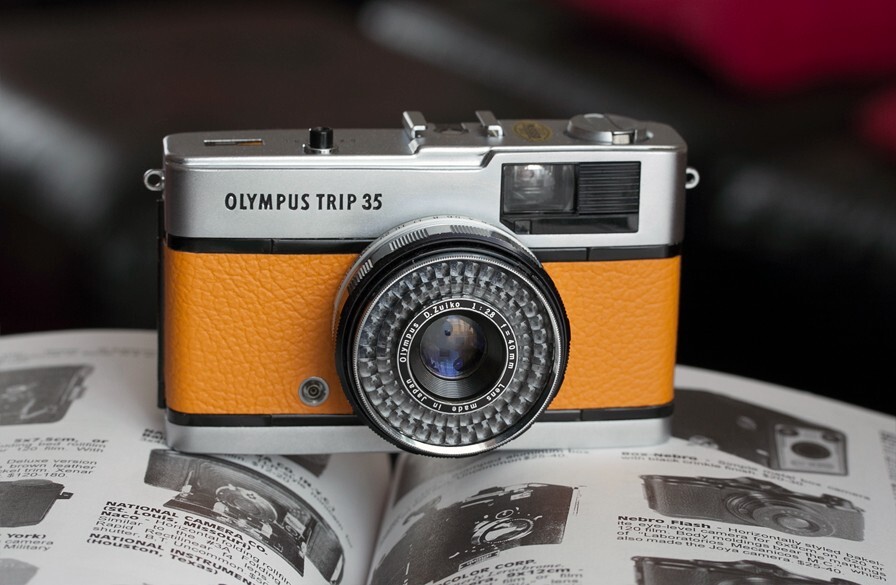 Golden Yellow Quality Camera Replacement Leather self-adhesive