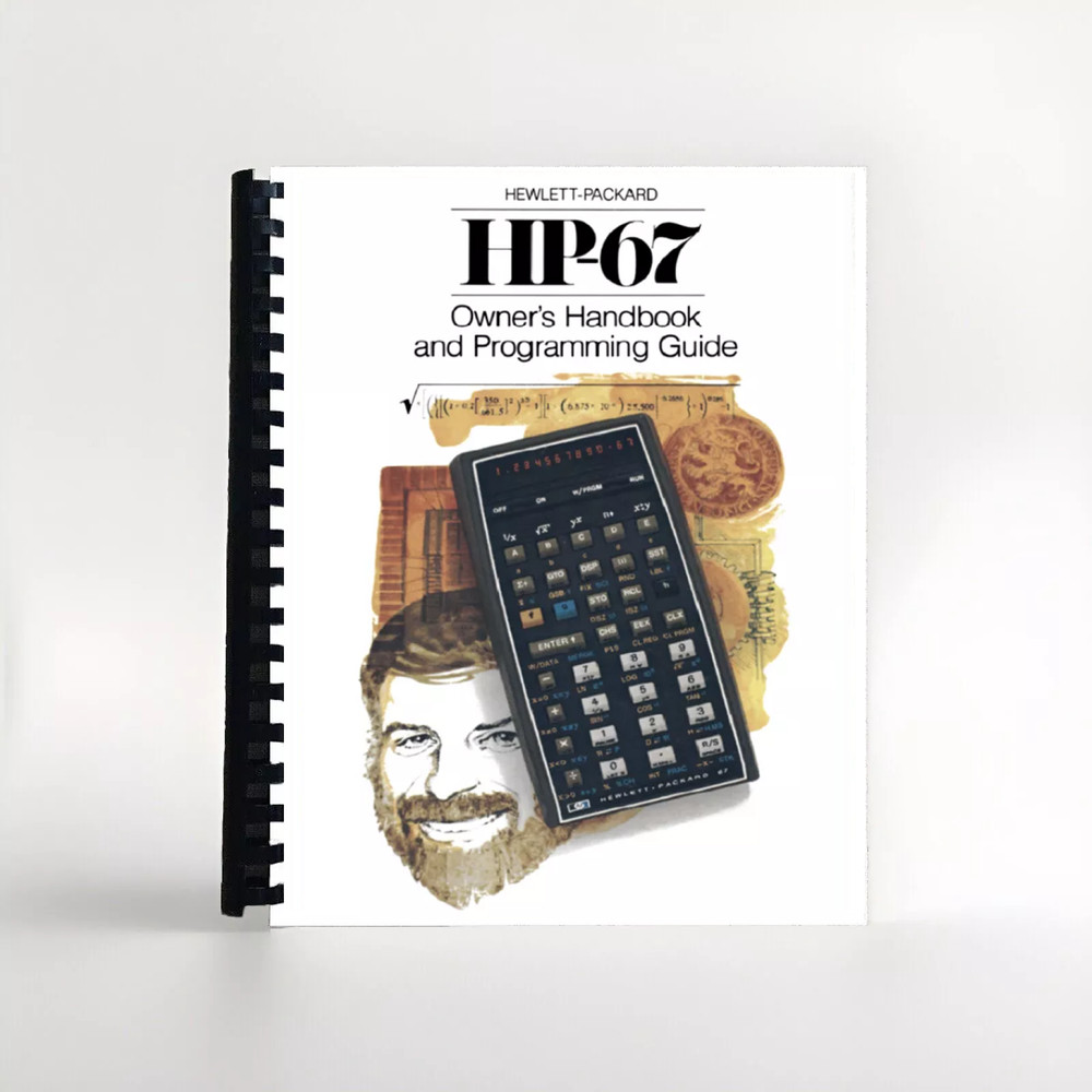 Manual for Hewlett Packard HP 67 Calculator