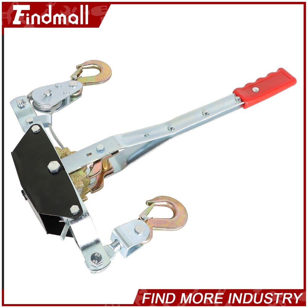 Findmall 2 Ton Heavy Duty Dual Gear Power Puller Cable Puller New