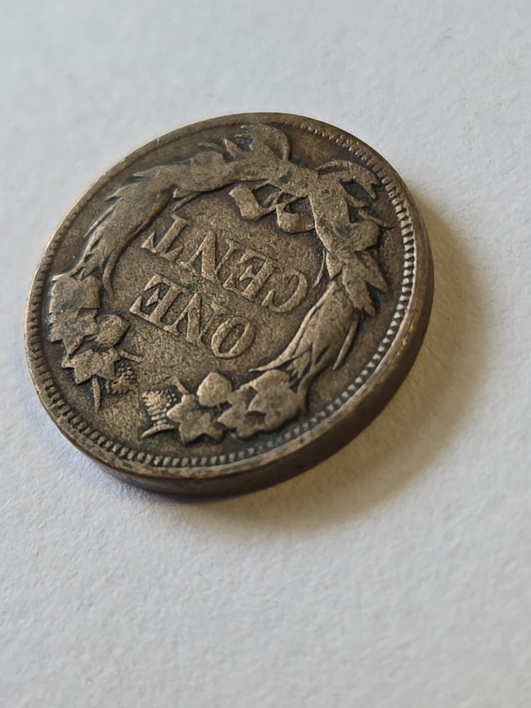 1858 Flying Eagle Cent- Large Letters, VG Details #1138