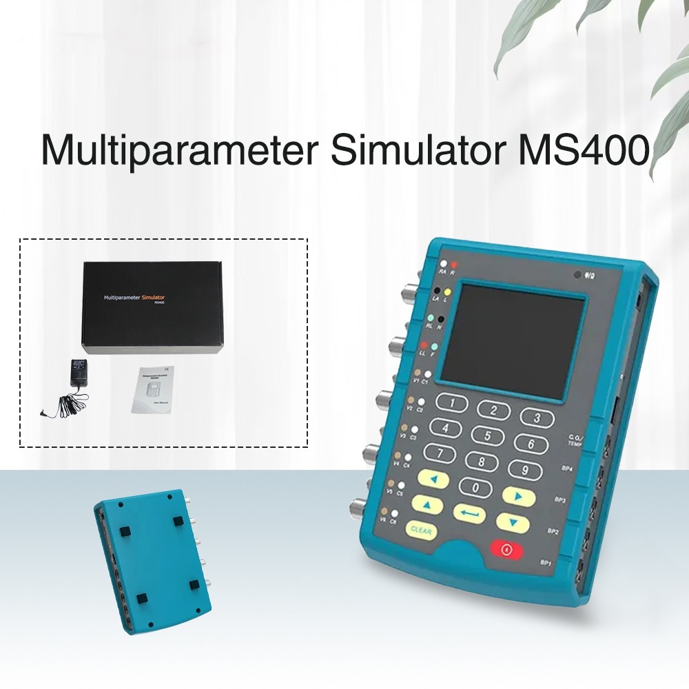 Multi Parameter MS400 Patient Simulator ECG IBP Temperature Patient Simulator