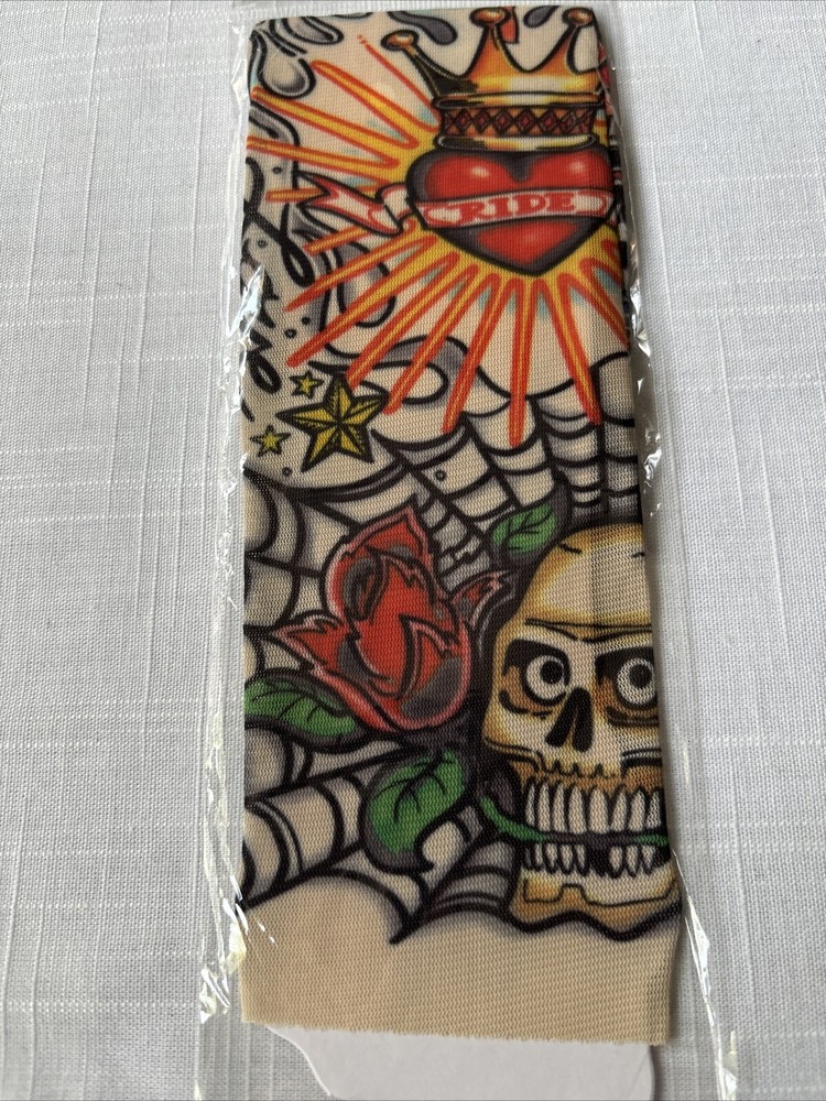 Halloween 5 Pull On Arm Tattoo Sleeves Party Small Medium