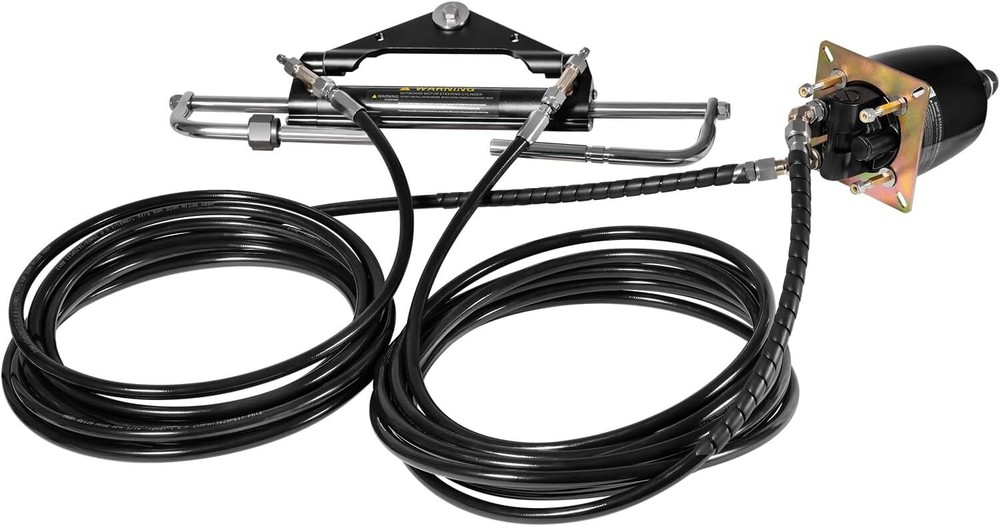 150HP Hydraulic Outboard Steering Kit Boat Marine System, for Single-engine Use
