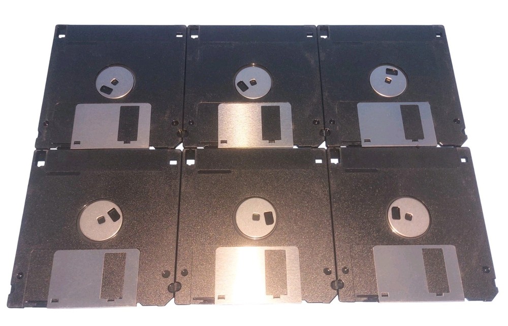 Microsoft Windows 3.11 Operating System Software 3.5" Floppy Disk 1993 Set 1 - 6