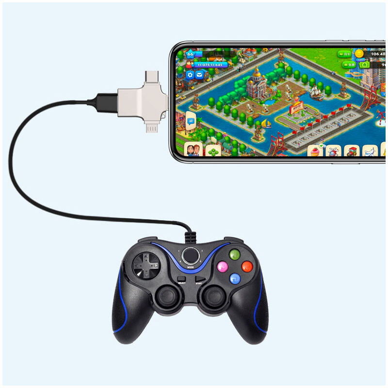 For type-c 3in1 usb TF Android Multifunction mini Adapter Converter Connector