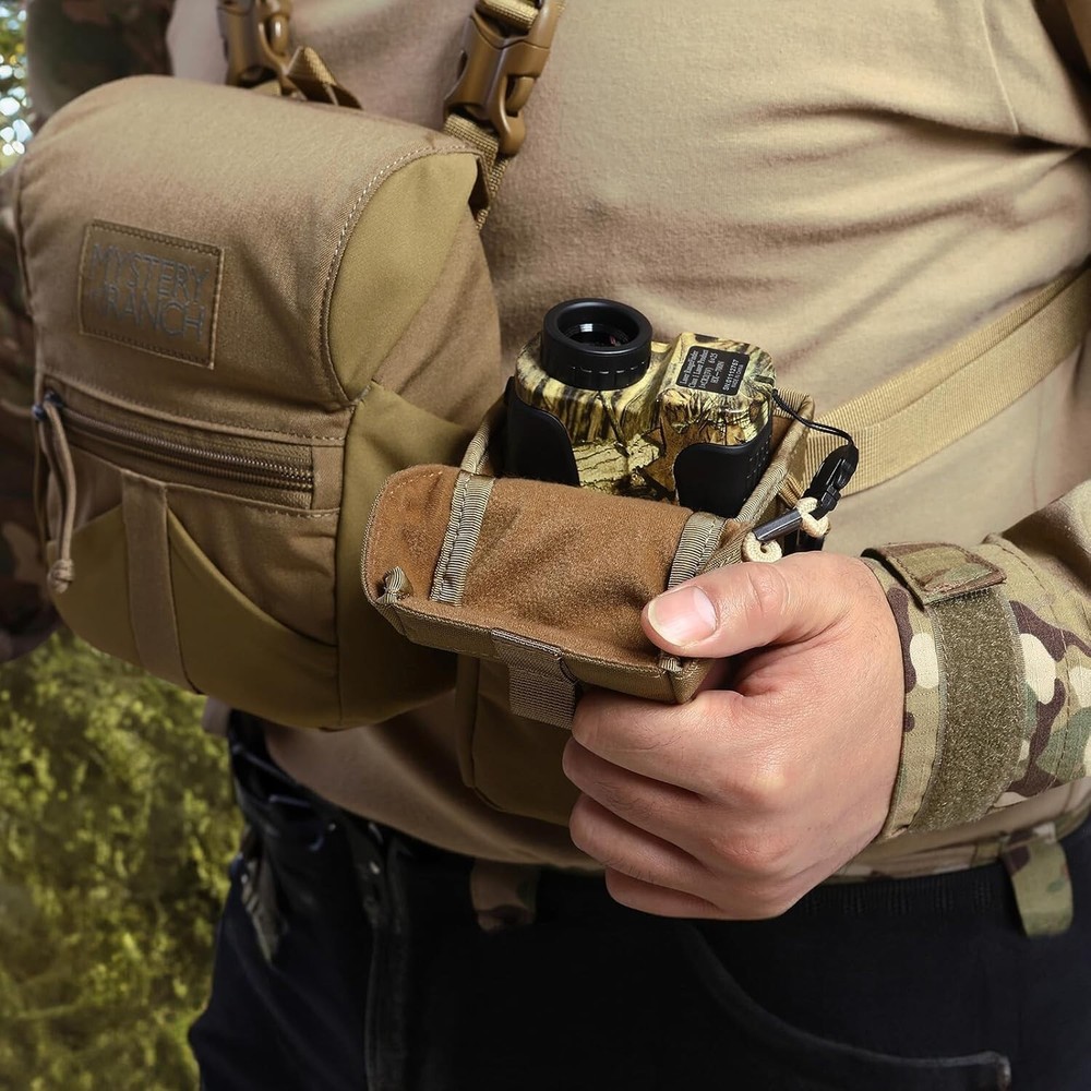 Rangefinder Pouch with Protective Padding and Quick-Release Buckle