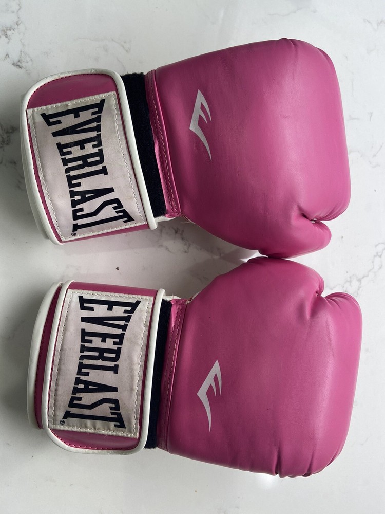 Everlast Women's Advanced Pink Training Gloves TA:8 EUC