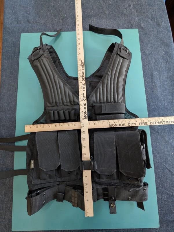 Drago Gear Black Zip Up Tactical Vest