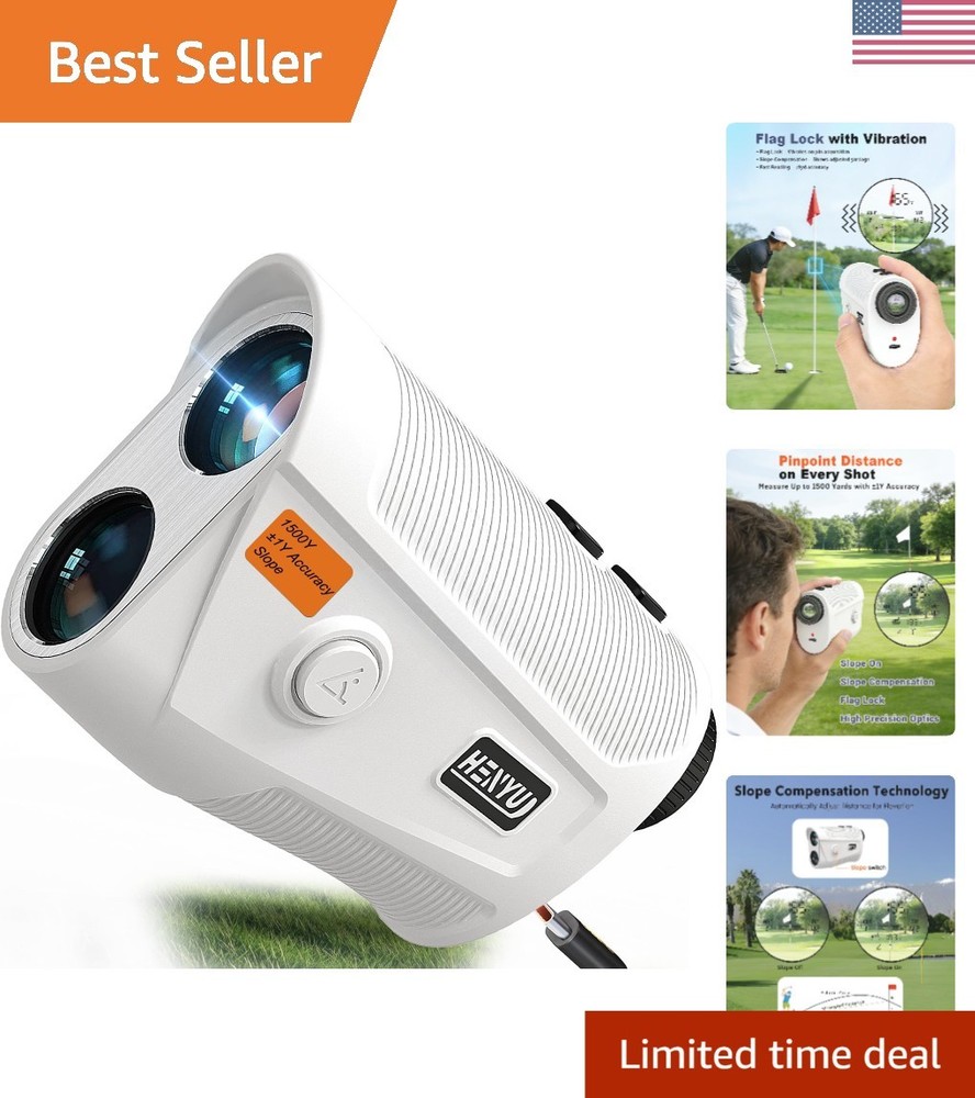 Versatile 1500 Yard Golf Rangefinder with Slope Compensation Technology