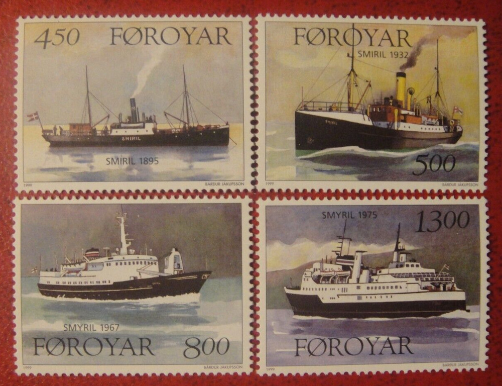 Faroe Islands 1999. "Smyril" Ships. MUH.