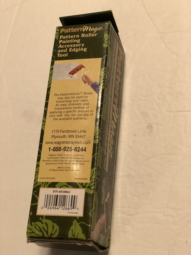 Wagner Paint Roller Pattern Magic Wall Effects Duck Theme Design & Edging Tool