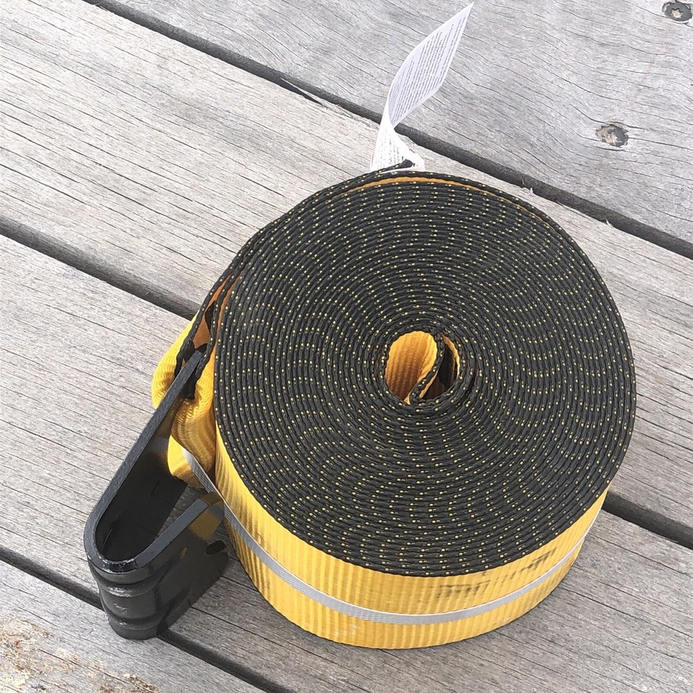 KINEDYNE WINCH STRAP WITH FLAT HOOK 4"X30FT