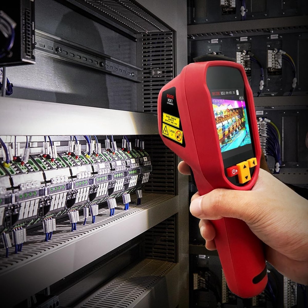 Rechargeable Handheld Thermal Imaging Camera with Laser Pointer & 15 Color Modes