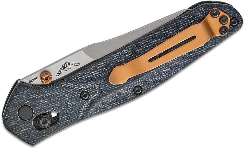Benchmade 940-04 Osborne AXIS Lock Folding Knife 3.4" M390 Stonewashed