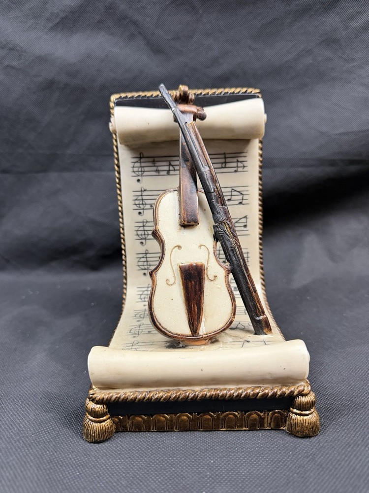Classical Violin/Cello Sheet Music Bookend - Excellent Condition
