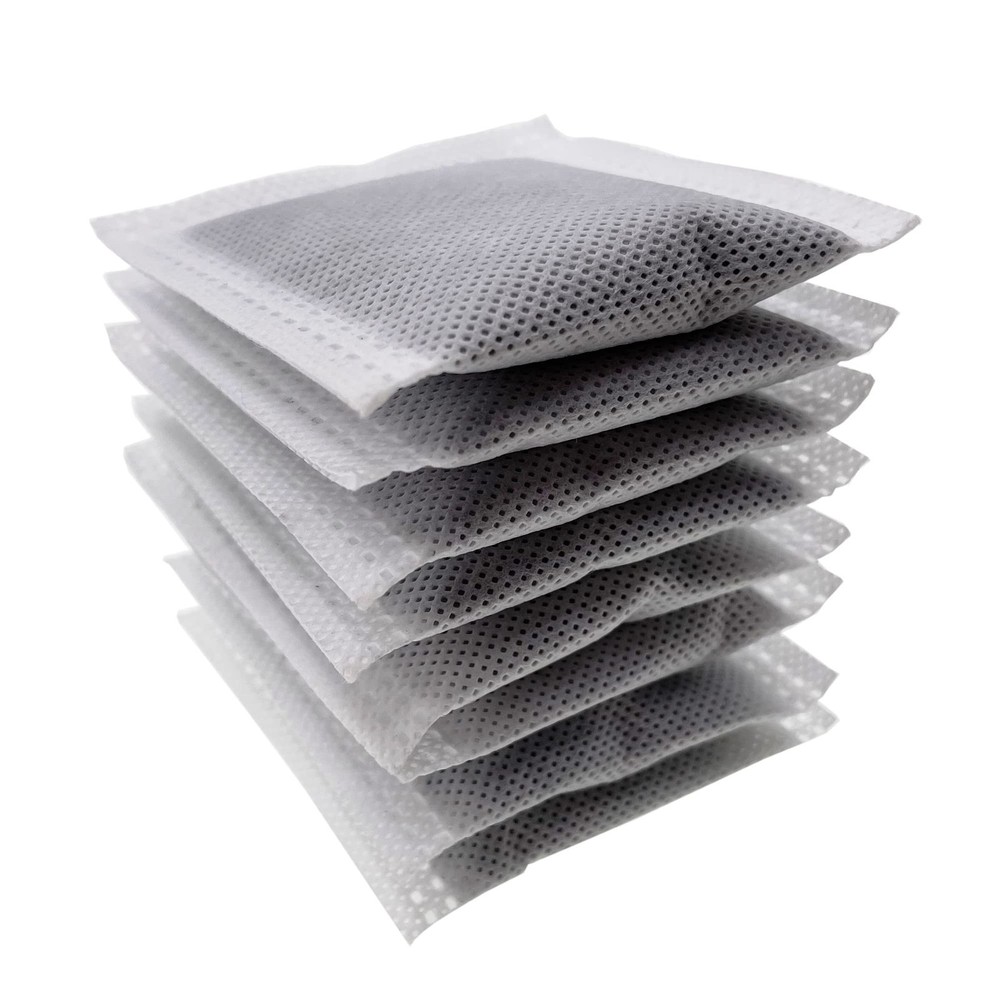 8 Pack Compact Activated Charcoal Odor Absorbing Filter Refill Deodorizer Com...