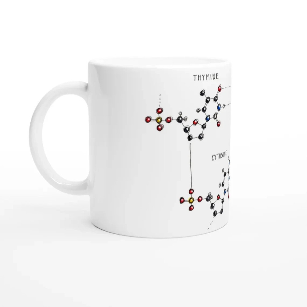 DNA Mug Base Pairing Science Coffee Cup Gift