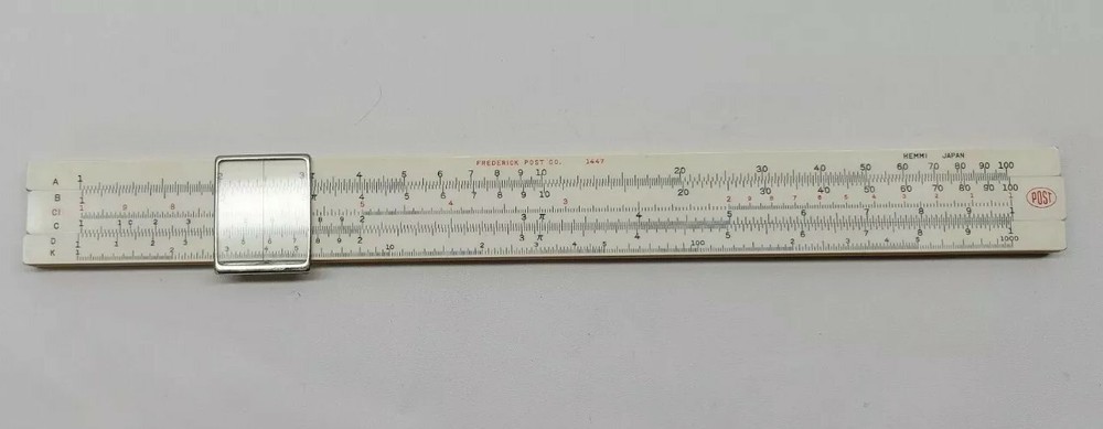 Post Co. #1447 Slide Ruler 2