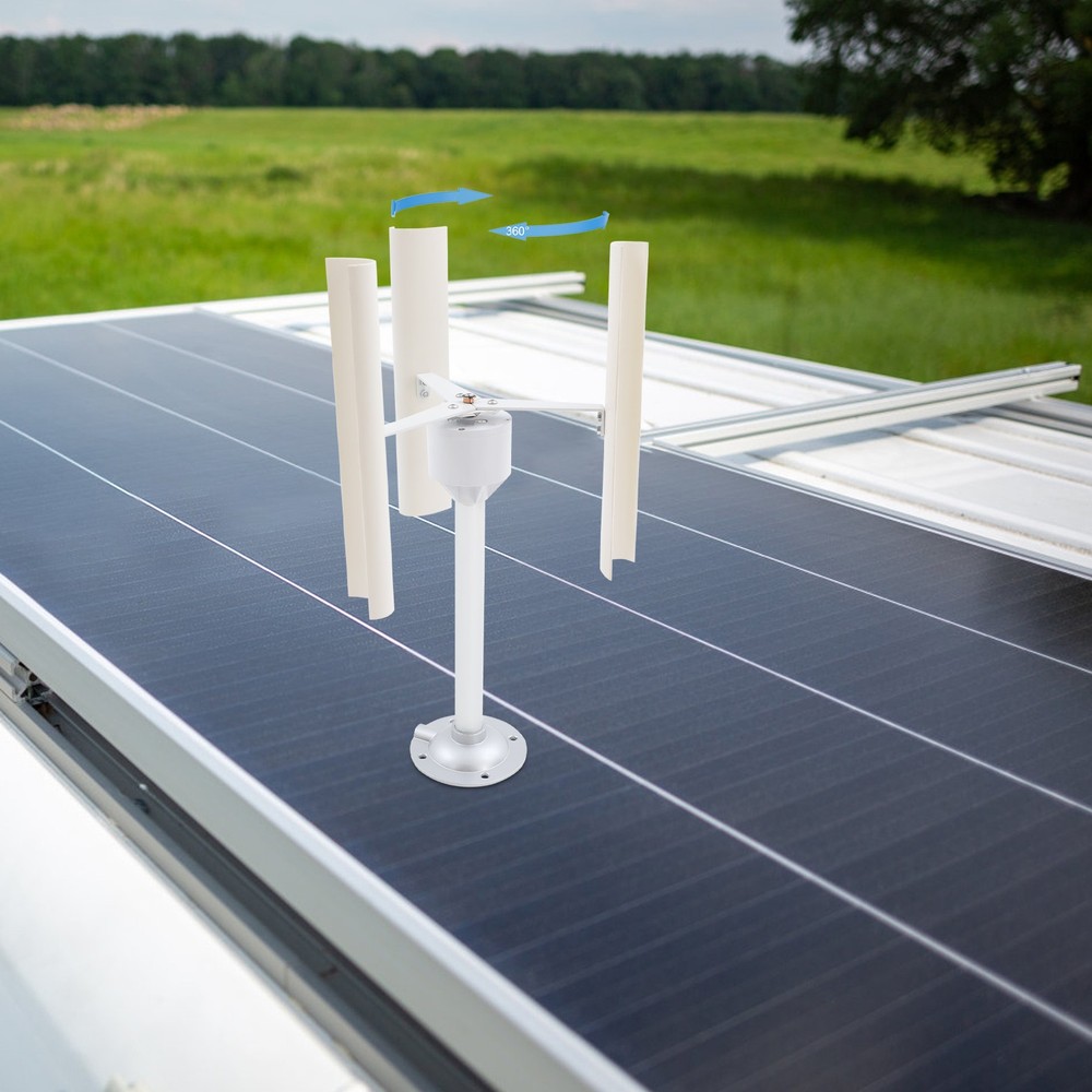 3-Phase Permanent Magnet Generator Vertical Axis Wind Turbine Teach Model US