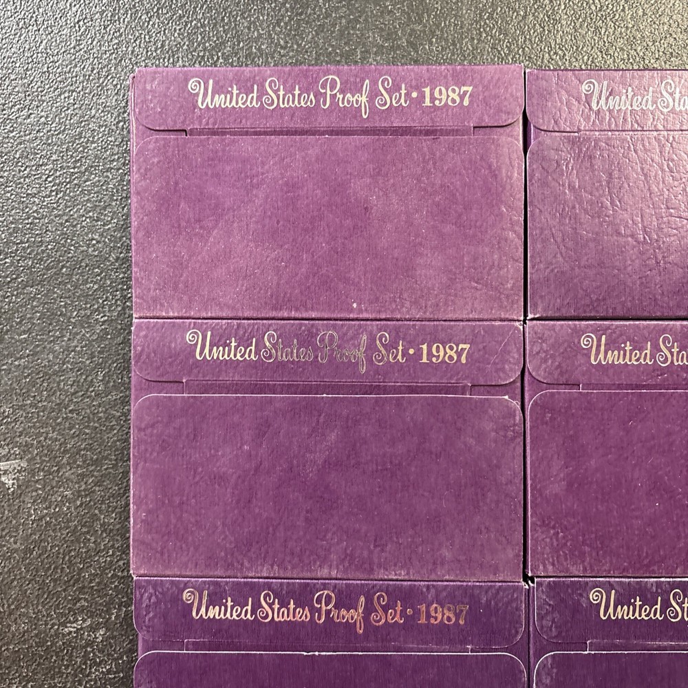1987-S Clad Proof Sets LOT OF 10