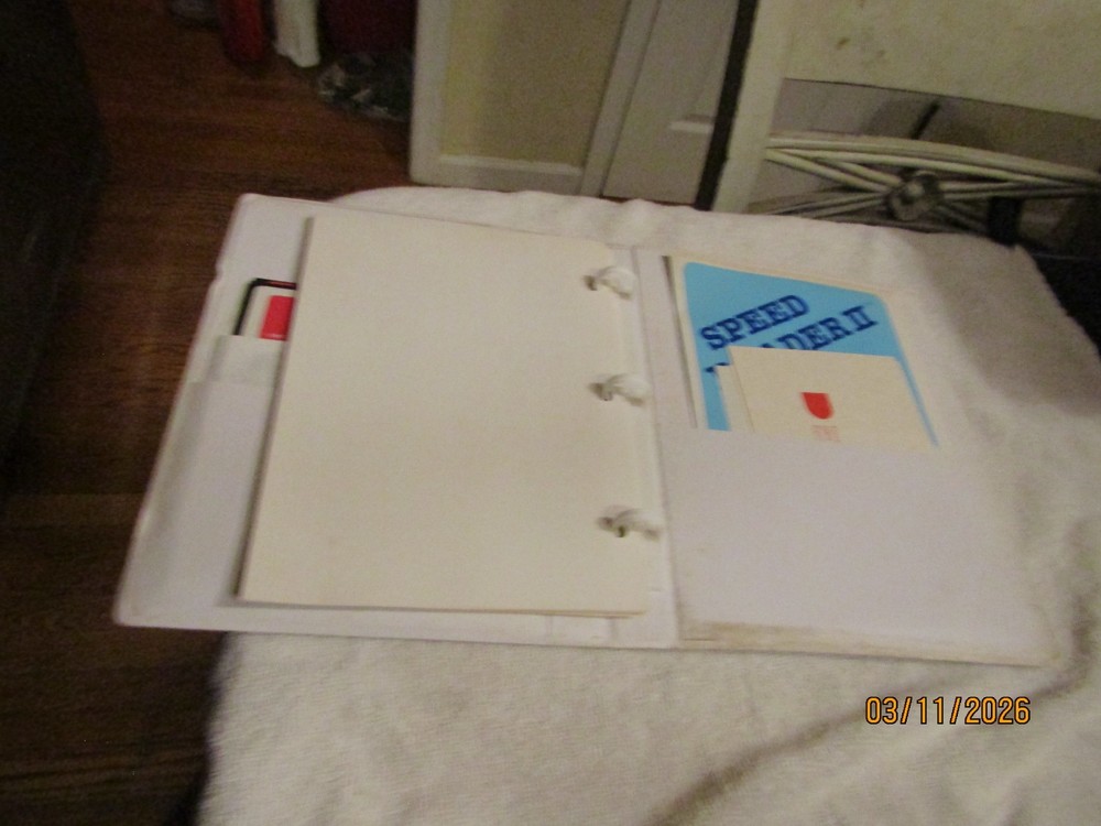 Davidson Apple II II+ 11e 1983 Math Blaster Computer Game with Both Discs Manual