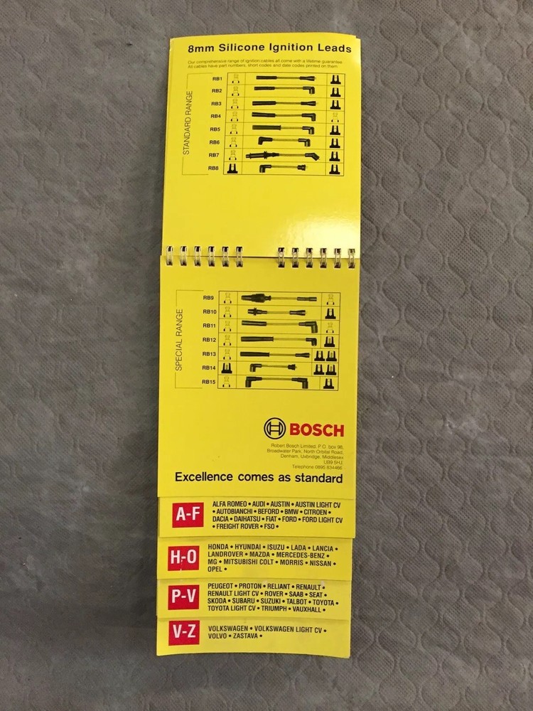 Bosch Ignition Leads Brochure