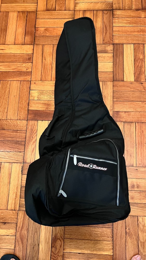 Road Runner Black Soft Shell Guitar Gig Bag KGRR008