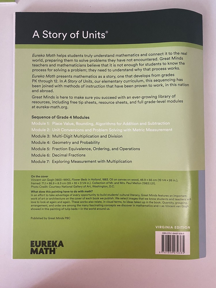 1 Eureka Math, Learn, Grade 4 Module 1 & 2, Curriculum Textbook, Brand New