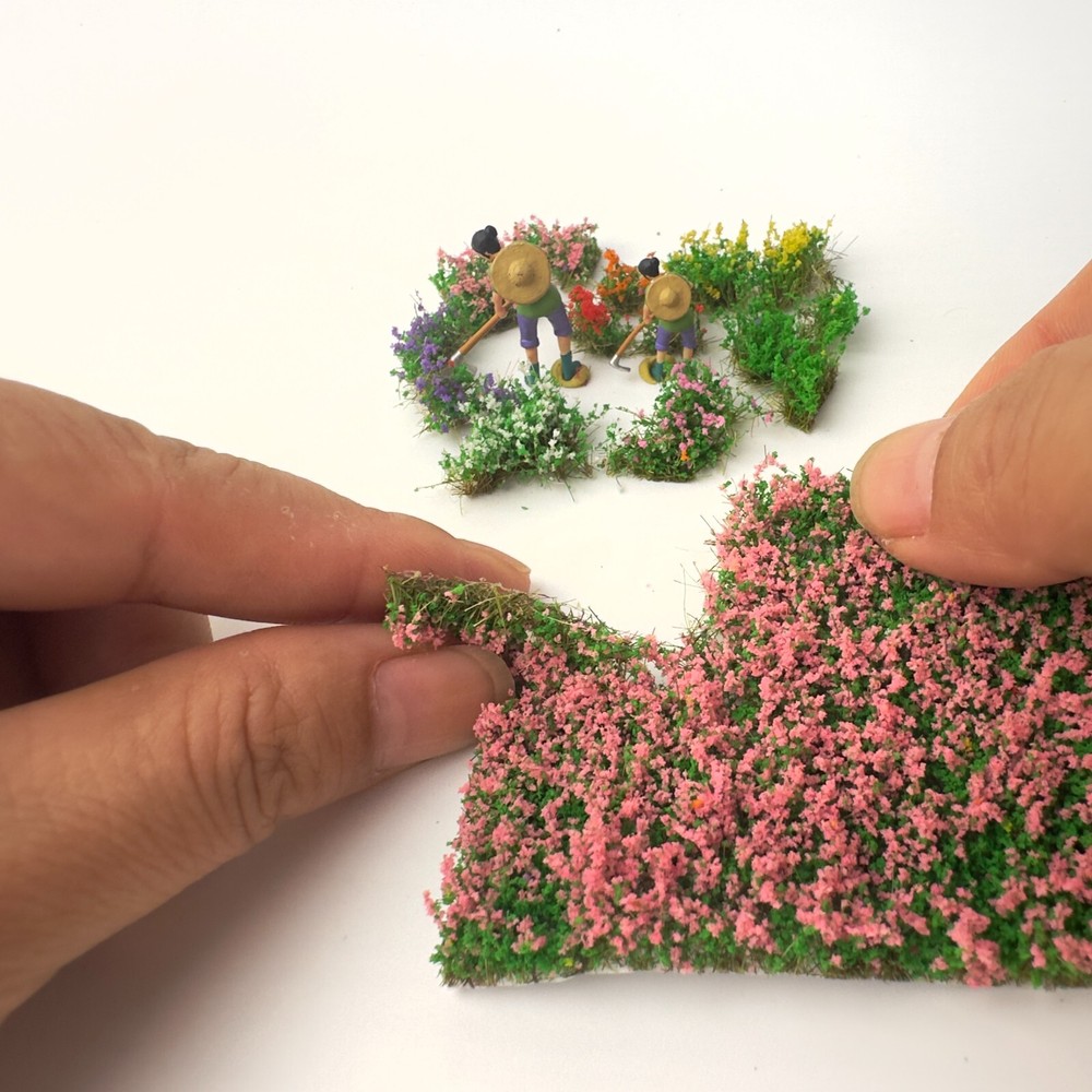 MODEL DIY GRASS CLUSTER Static Realistic Tuft Plant Micro Models Landscape Layou